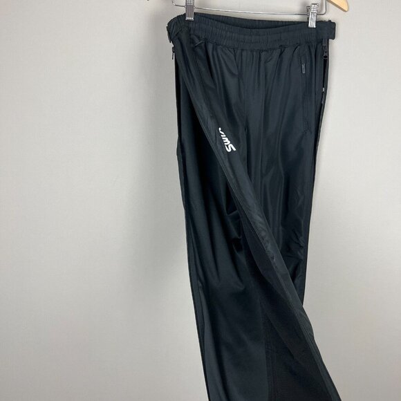 SWIX Universalx Pants Womens XL Black Tech Full Zip Leg Windpants Active 22666 - Picture 12 of 16